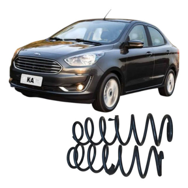 Par Molas Suspensão Traseira Ford Ka 1.0 3c 2018 Original