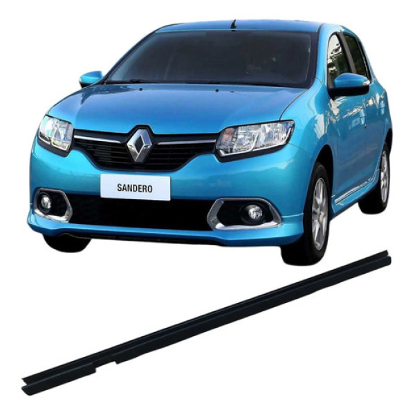 Pestana Interna Dianteira Direita Renault Sandero 2017 Preto