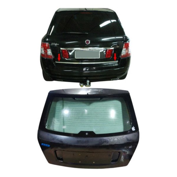 Tampa Traseira Porta Malas Cinza Fiat Stilo 1.8 2009 9632481 Cinza