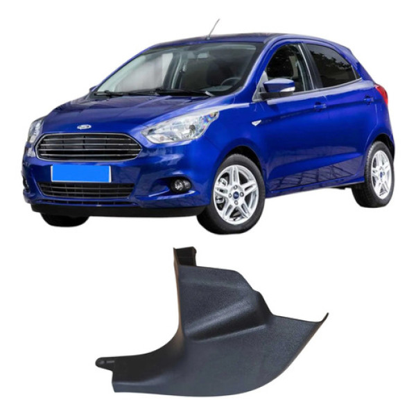 Soleira Porta Dianteira Esquerda Ford Ka 2018 A02349 Preto