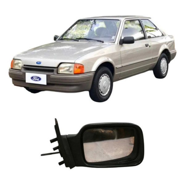 Retrovisor Direito Manual Ford Escort 1987 Original