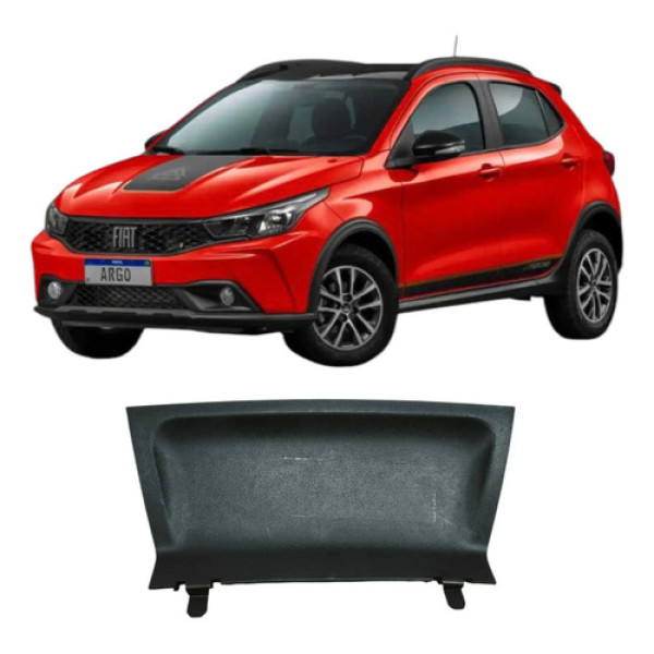 Moldura Acabamento Painel Fiat Argo 2023 1.0 100240642 Preto Listras