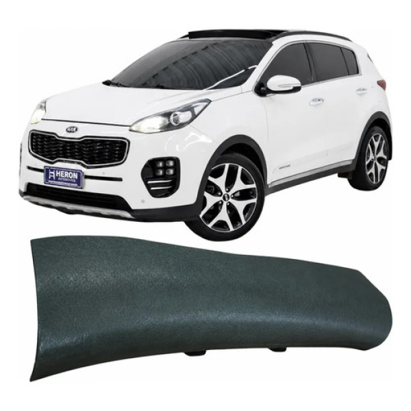 Soleira Traseira Esquerda Kia Sportage 2018 2.0 Original Preto
