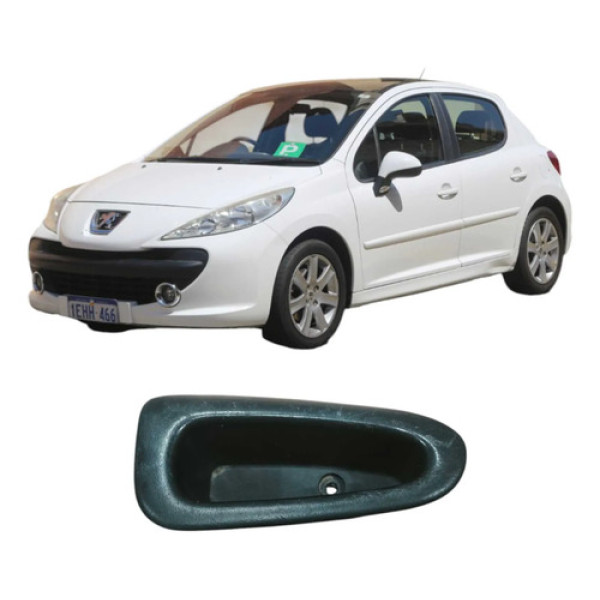 Puxador Interno Porta Direita Peugeot 207 2009 9629325977 Preto