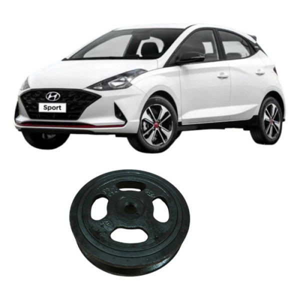 Polia Eixo Virabrequim Hyundai Hb20 2021 1.0 3c Original