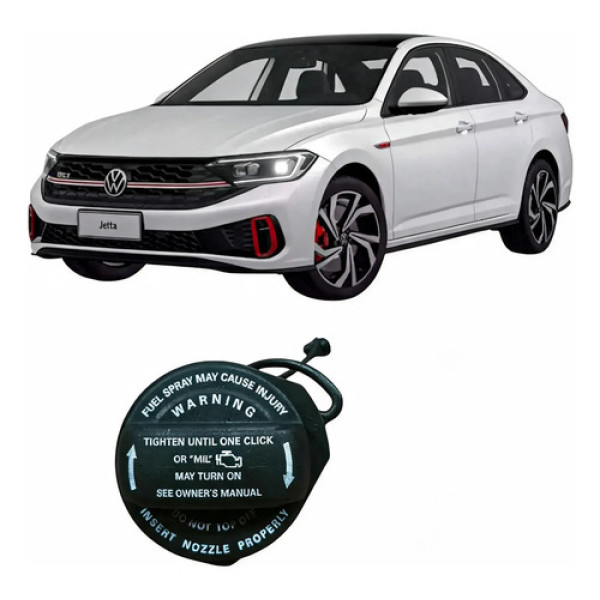 Tampa Tanque Combustível Jetta 2023 2.0 5wa201553b Orig Preto 2023