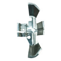 Suporte Maçaneta Tras Esq Chevrolet Prisma 2012 93363844 Ori Prateado Traseira