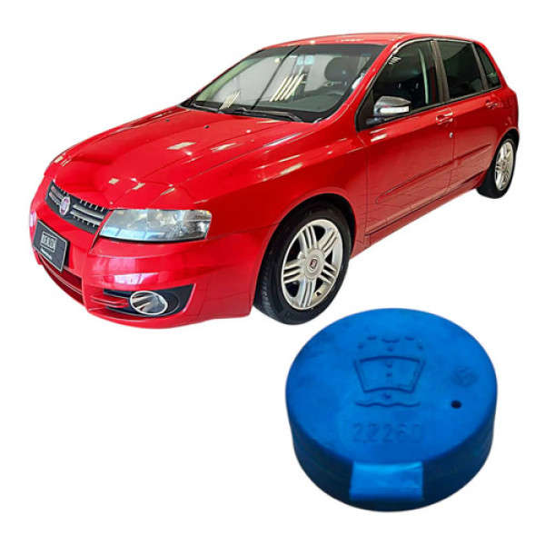 Tampa Reservatório Esguicho Parabrisa Fiat Stilo 1.8 2009 Azul-turquesa