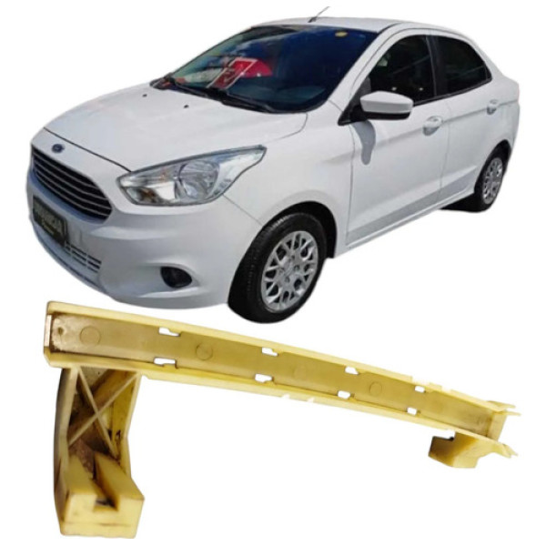 Guia Vidro Porta Traseira Direita Ford Ka 2014 2015 2016 Amarelo