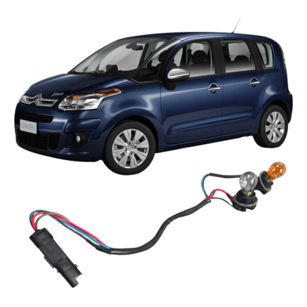 Chicote Lanterna Direita Traseira C3 Picasso 2014 Pa66gf30