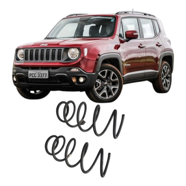 Par De Molas Traseiras Jeep Renegade 2015- 2019
