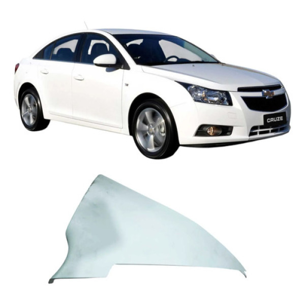 Moldura Coluna Traseira Direita Gm Cruze 2013 1.8 Original Branco