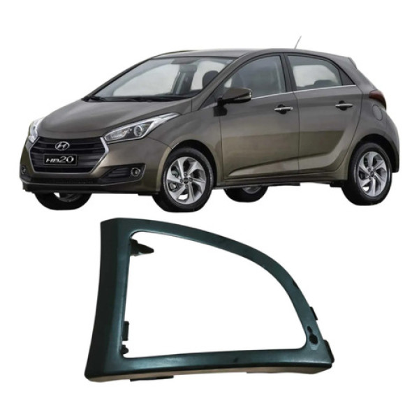 Moldura Difusor Ar Painel Esquerdo Hyundai Hb20 2016 Orig