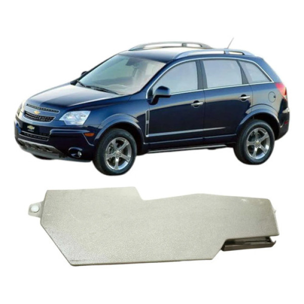 Tampa Acabamento Trilho Banco Chevrolet Captiva 2008 Orig Cinza