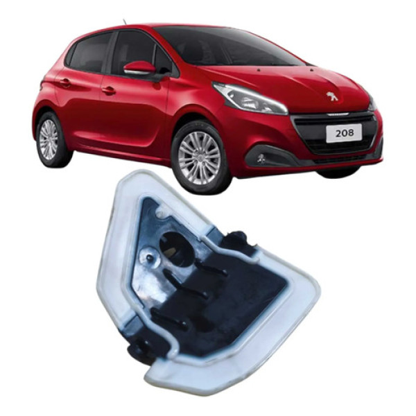 Palheta Curta Interna Caixa Ar Peugeot 208 1.2 3c 2019 T1028 Preto