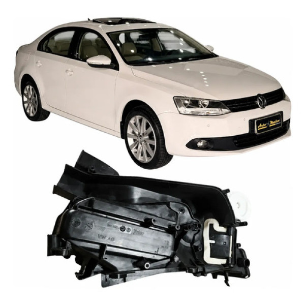 Acabamento Caixa Ar Volkswagen Jetta 2013 2.0 Original Preto