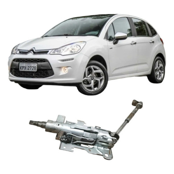Coluna Direção Elétrica Citroen C3 2012 Original 2.0 11593k