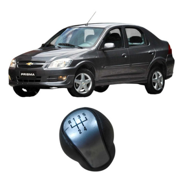 Manopla Alavanca Câmbio Chevrolet Prisma 1.4 2012 9747128 Preto
