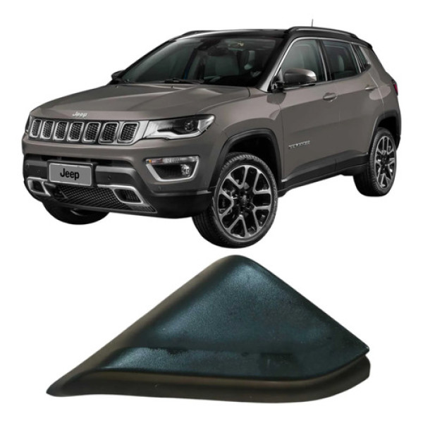 Acabamento Interno Retrovisor Esquerdo Jeep Compass 2020