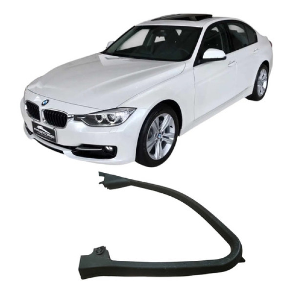 Moldura Porta Dianteira Direita Bmw 320i 2015 2.0 Original Preto