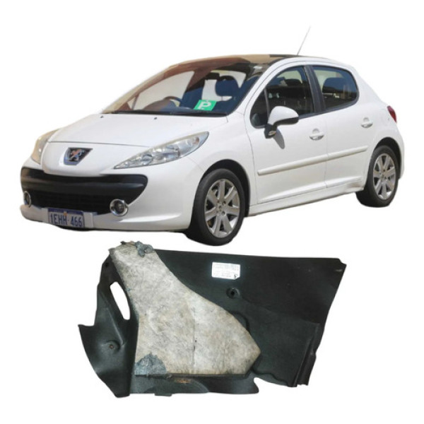 Forro Porta Malas Traseiro Esquerdo Peugeot 207 2009