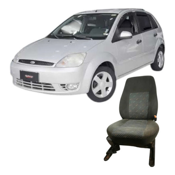 Banco Dianteiro Direita Ford Fiesta 2005 1.0 Original Preto