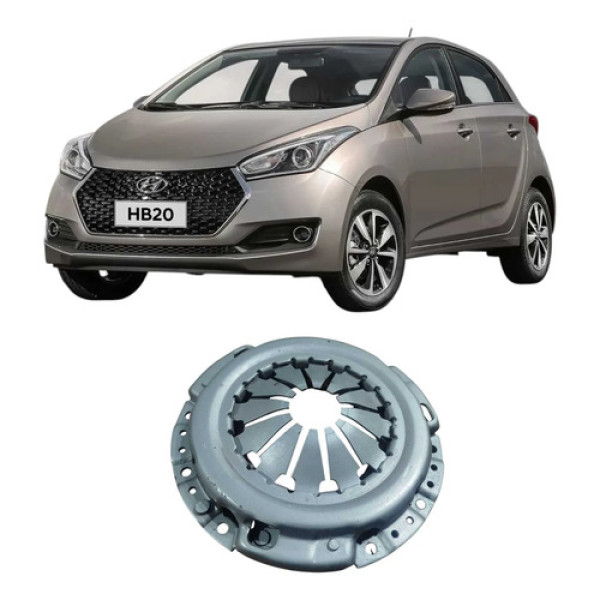  Plato Embreagem Hyundai Hb20 1.0 3c 2018 Original  Prateado