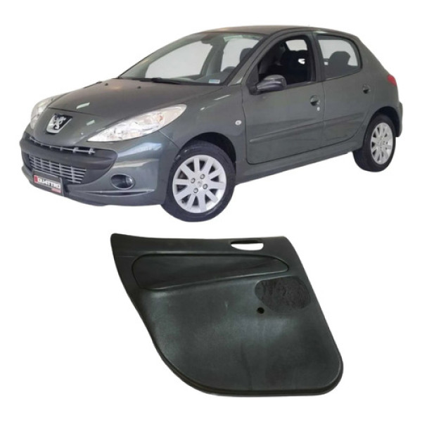 Forro Porta Traseira Esquerda Peugeot 207 2009 1.6 Original