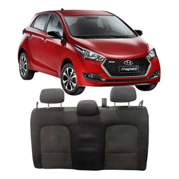 Encosto Banco Traseiro Hyundai Hb20 1.0 2020 Original Cinza