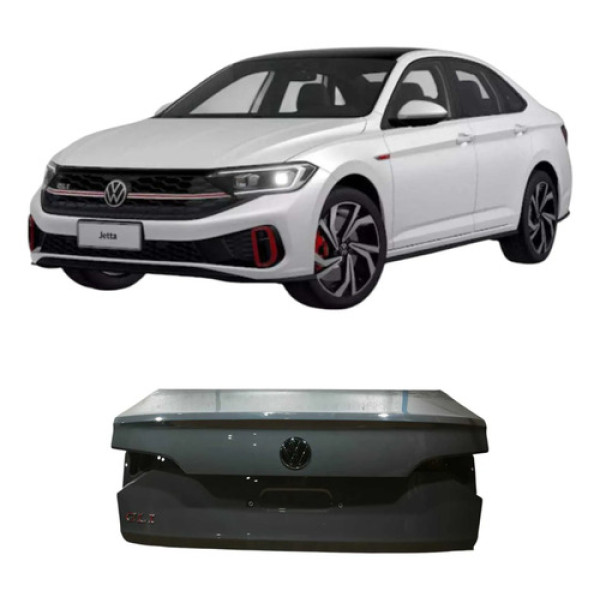Tampa Traseira Porta Mala Vw Jetta Gli 2.0 2023 17a827337 Cinza