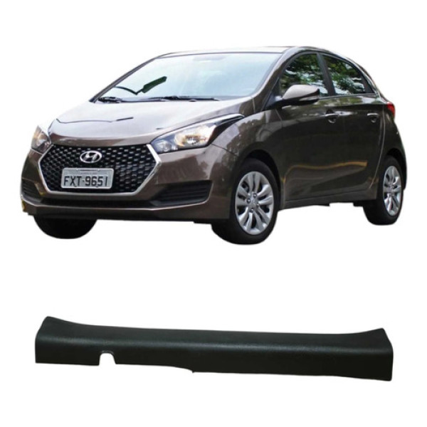 Moldura Soleira Interna Dianteira Esquerda Hyundai Hb20 2018 Preto