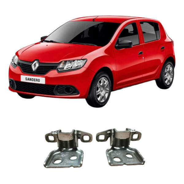 Dobradiça Dianteira Esquerda Renault Sandero 2019 Original