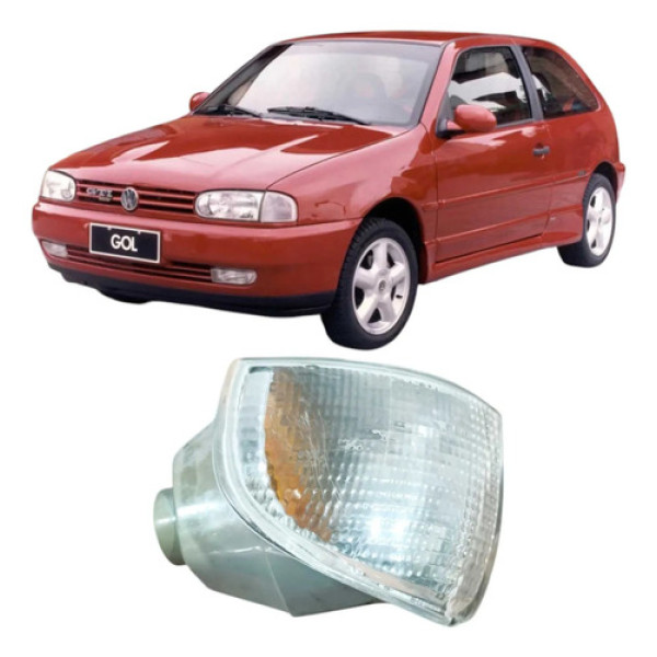 Lante Rna Esquerda Pisca Volkswagen Gol 1995 1.0 Original Ciano