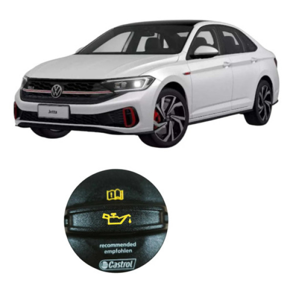Tampa Óleo Motor Volkswagen Jetta Gli 2023 06k103465c Cinza