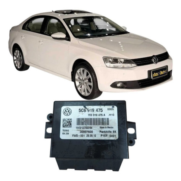 Módulo Sensor Estacionamento Jetta 2013 2.0 5c6919475 Preto