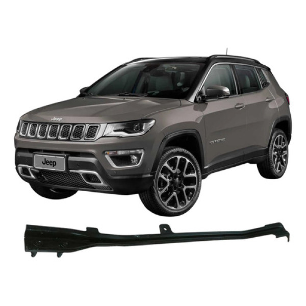 Suporte Direito Radiador Jeep Compass 2020 2.0 Original Preto