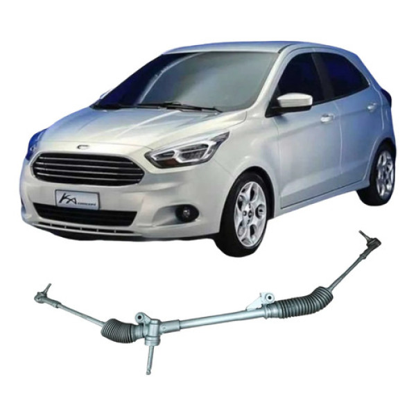 Caixa Setor Direção Mecânica Ford Ka 2015 1.0 3c Original