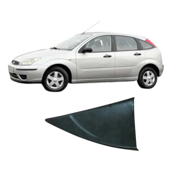 Moldura Interna Porta Traseira Esquerda  Ford Focus 2009 Ori Preto