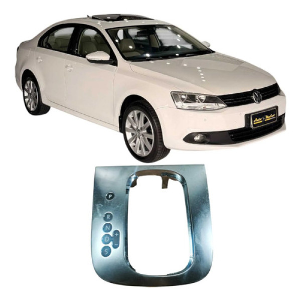 Moldura Alavanca Marcha Jetta Tsi 2013 2.0 5c7713203d Prata