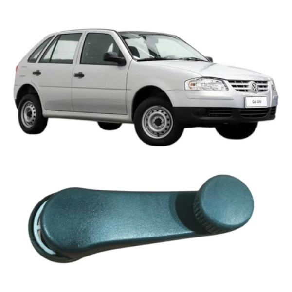 Manivela Vidro Manual Volkswagen Gol 2009 1.0 Original  Preto