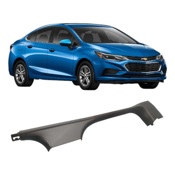 Soleira Dianteira Esquerda Chevrolet Cruze 2016 84102254 Preto