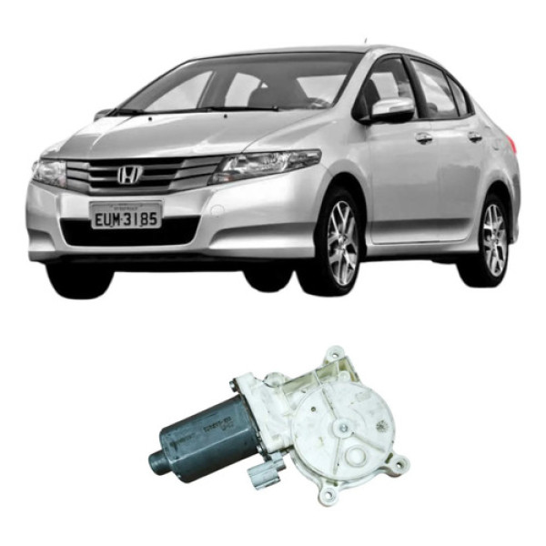 Motor Vidro Traseiro Esquerdo Honda City 2011 0130821499