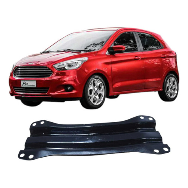 Travessa Inferior Suporte Escapamento  Ka 2015 E3b1a108k40aa Prata
