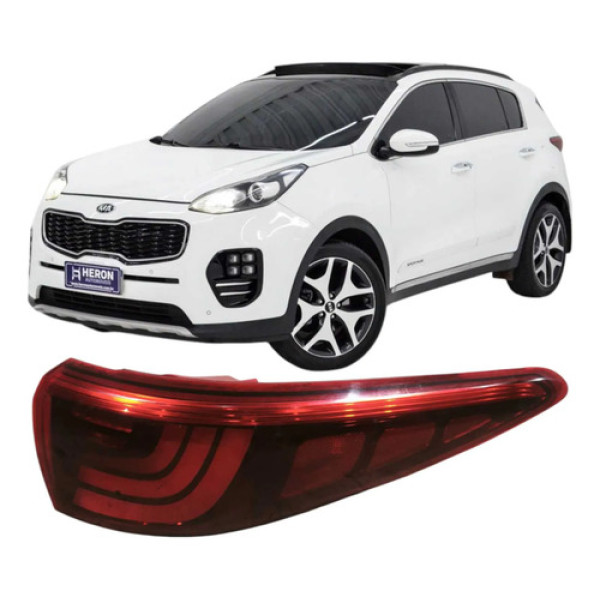 Lanterna Direita Tras Kia Sportage 2018 2.0 Orig 92402d91 Direito/passageiro Vermelho