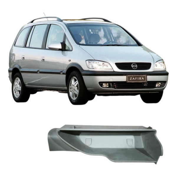 Porta Objetos Soleira Esquerda Gm Zafira 2001 Original Cinza