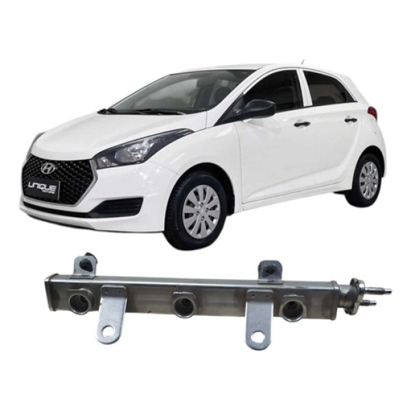 Flauta Bico Injetor Hyundai Hb20 2017 3535004090 Original
