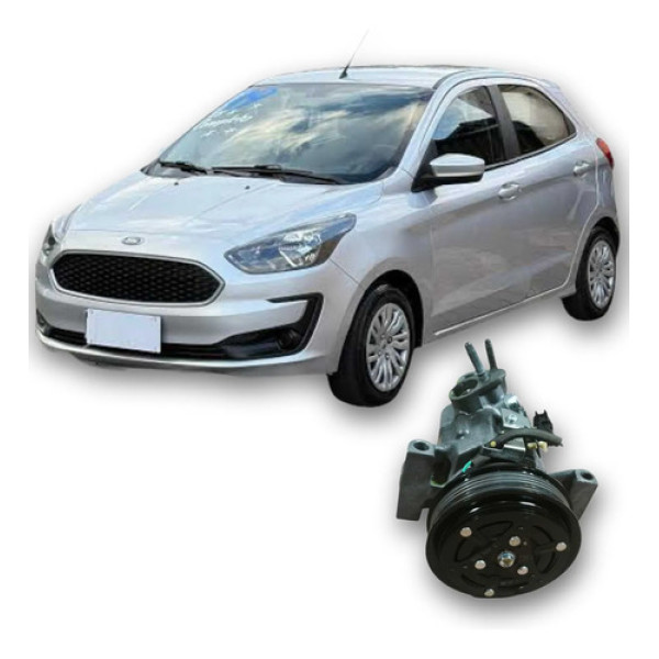 Compressor Ar Condicionado Ford Ka 2019 1.0 3c E3b11d629bb