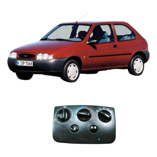 Comando Ar Ventilação Ford Fiesta 1997 96fp19a522ea