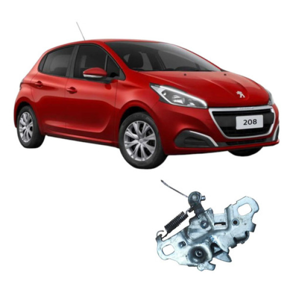 Fechadura Capo Dianteiro Peugeot 208 1.2 2019 Original