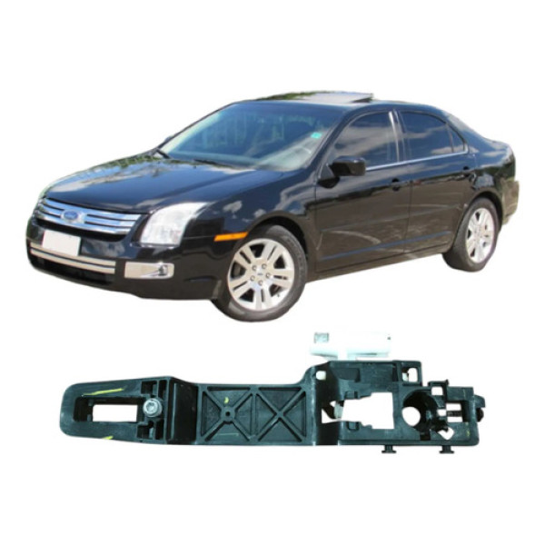 Suporte Macaneta Dianteira Esquerda Fusion 2006  42643000 Preto Dianteira